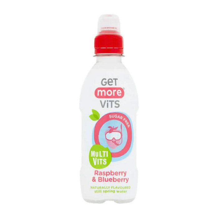 Get More Vits - Kids Multi Vitamin Still Flavoured Water - Raspberry & Blueberry, 330ml 