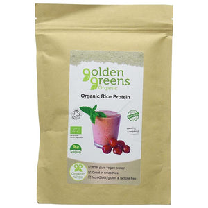 Golden Greens Organic - Organic Brown Rice Protein Powder, 250g