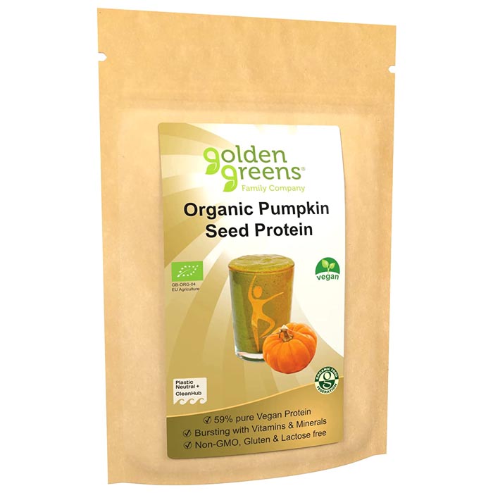 Golden Greens Organic - Organic Pumpkin Protein Powder, 250g