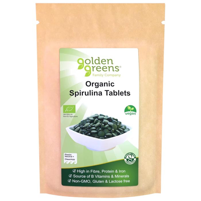Golden Greens Organic - Organic Spirulina Tablets, 250 Tablets