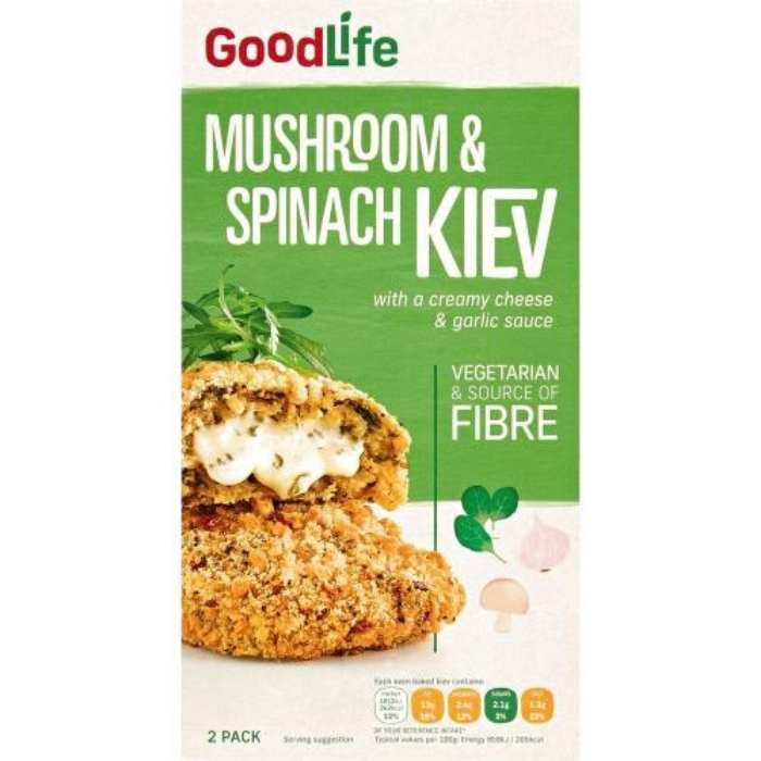Goodlife - Mushroom & Spinach Kievs, 250g