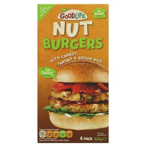 Goodlife Foods - Vegan Burgers 4-Pack | Assorted Flavours | Pack of 7