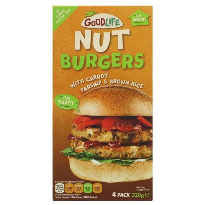 Goodlife Foods - Nut Burger with Carrot, Parsnip & Brown Rice