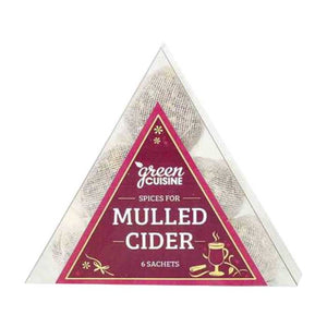 Green Cuisine - Mulled Cider Pouchettes in Triangle Box, 60g