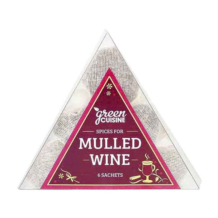 Green Cuisine - Mulled Wine Pouchettes in Triangle Box, 60g