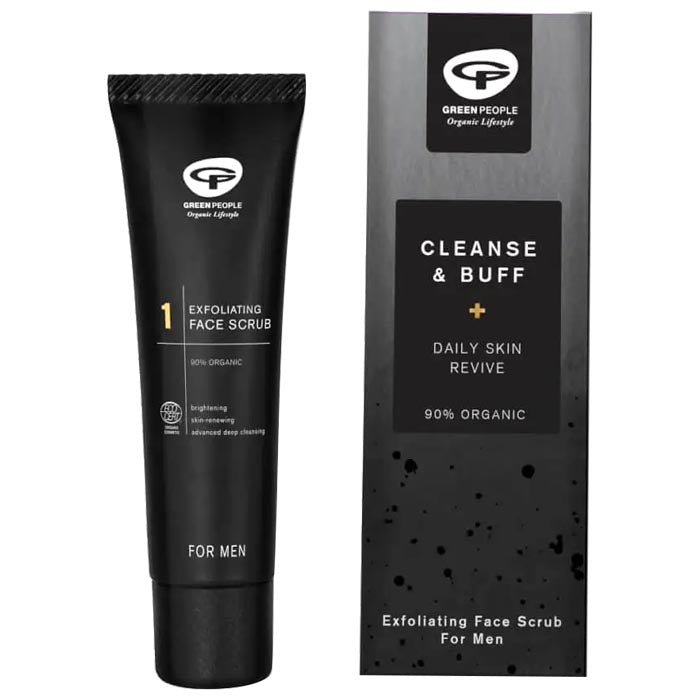 Green People - Men's Cleanse & Buff Daily Skin Revive, 30ml