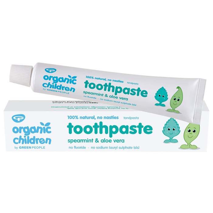 Green People - Organic Children Toothpaste - Spearmint & Aloe Vera.