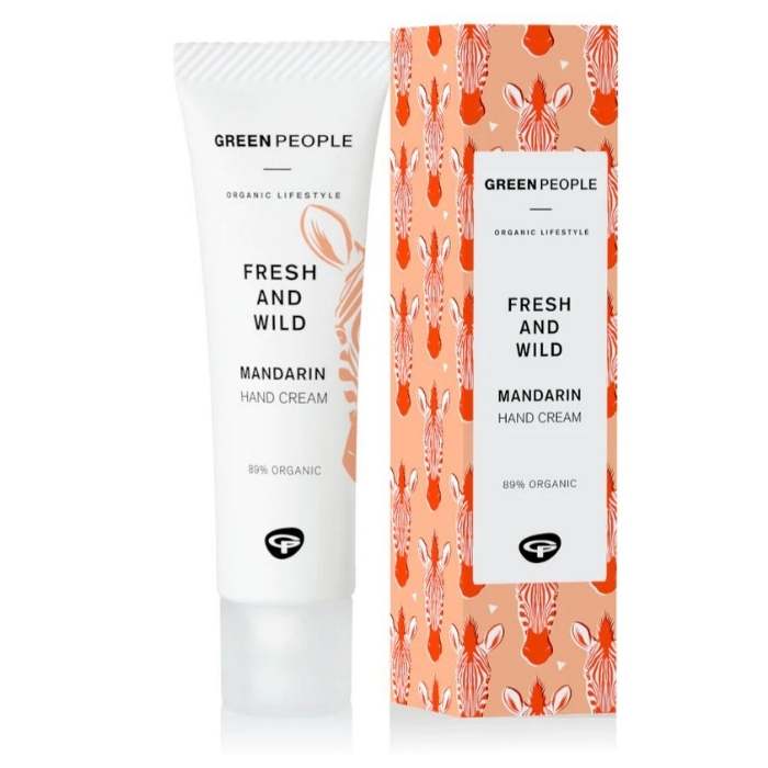 Green People - Organic Hand Fresh And Wild (Mandarin) Cream, 30ml - front