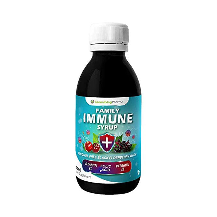 Greenliving Pharma - Family Immune Syrup, 150ml – PlantX UK