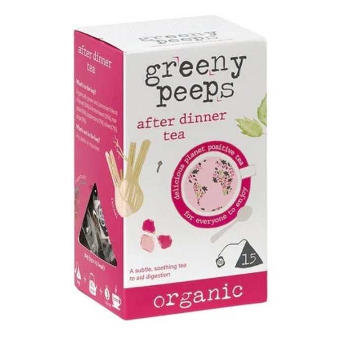 Greenypeeps - Organic After Dinner Tea, 15 Bags