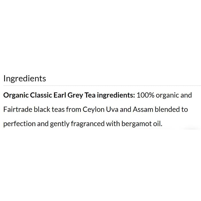 Greenypeeps - Organic Earl Grey Tea, 20 Bags - back