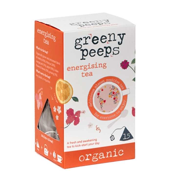 Greenypeeps - Organic Energising Tea, 15 Bags