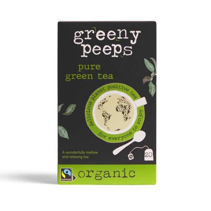 Greenypeeps - Organic Green Tea, 20 Bags