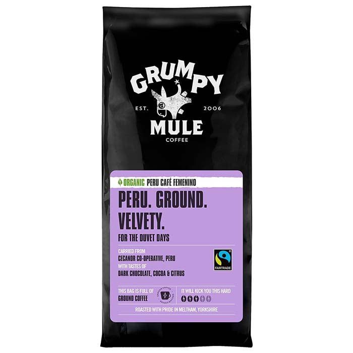 Grumpy Mule - Peru Cafe Femenino, 227g