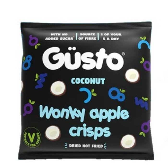 Gusto Snacks AirDried Wonky Apple Crisps, 20g Multiple Options