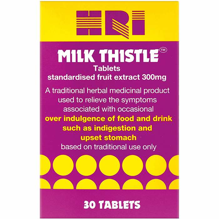HRI - Milk Thistle, 30 tablets.