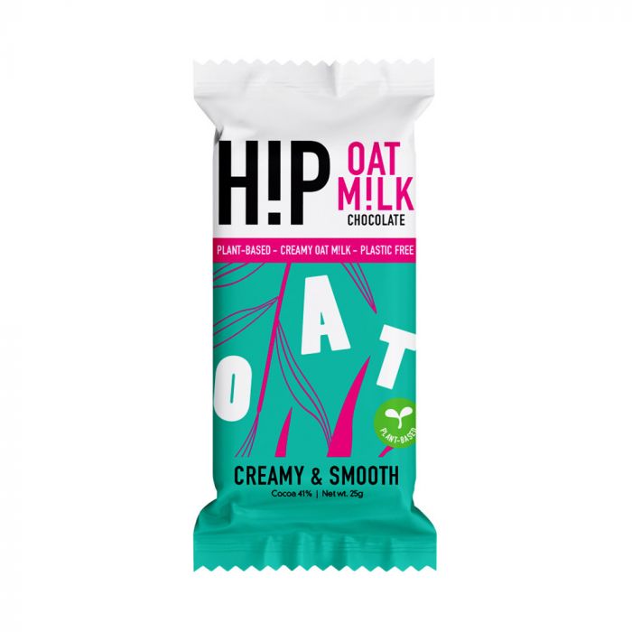 H!P - Mini Oat Milk Vegan Chocolate Bar Smooth & Creamy, 25g