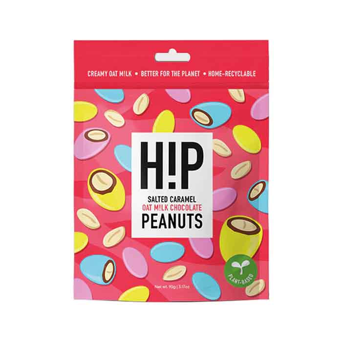H!P - Pouch - Salted Caramel Peanuts, 90g