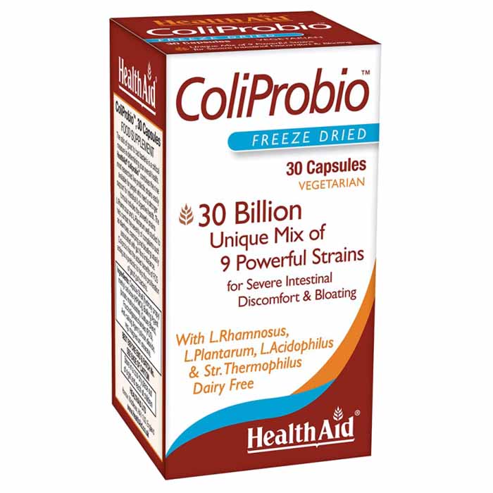 Health Aid - ColiProbio 30 Billion, 30 Capsules
