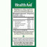 Health Aid - Curcumin 3, 30 tablets. - back