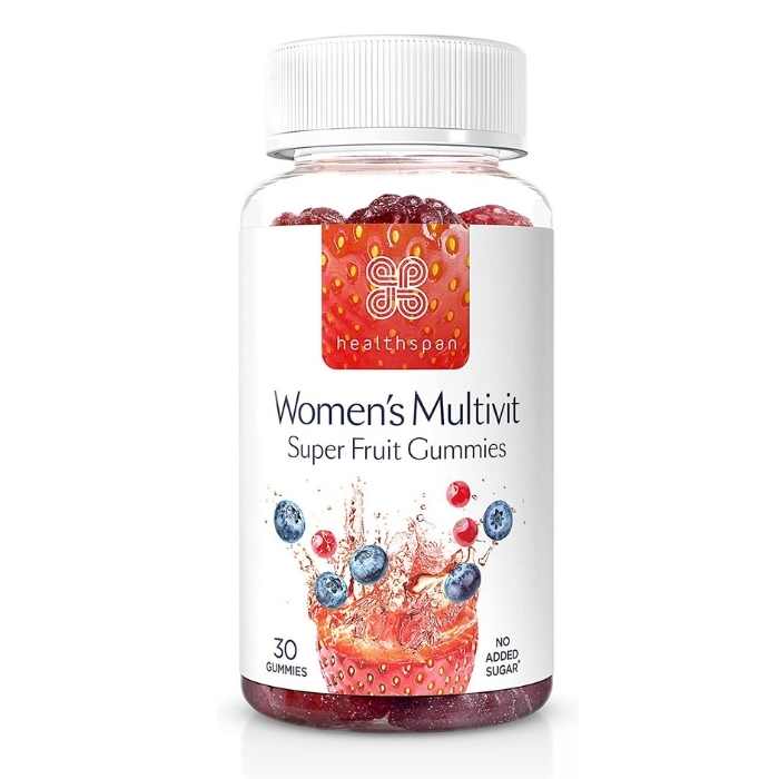 Healthspan - Women's MultiVit Super Fruit Gummies, 30 Gummies