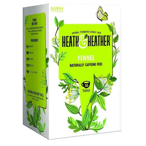 Heath & Heather - Fennel Tea, 50 Bags | Pack of 6