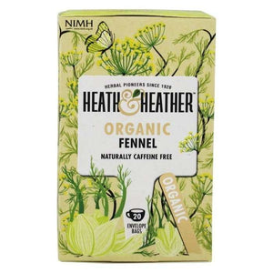 Heath & Heather - Organic Fennel Tea, 20 Bags
