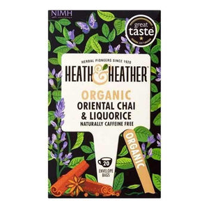 Heath & Heather - Organic Oriental Chai & Liquorice, 20 Bags
