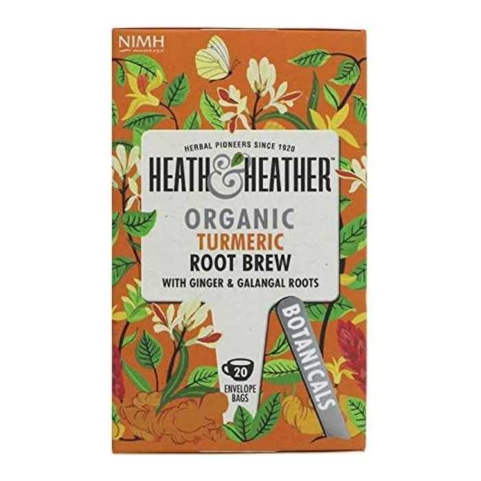 Heath & Heather - Organic Turmeric Root Remedy Tea, 20 Bags