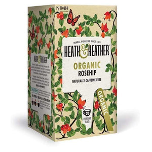 Heath & Heather - Organic Wild Rosehip Infusion, 20 Bags