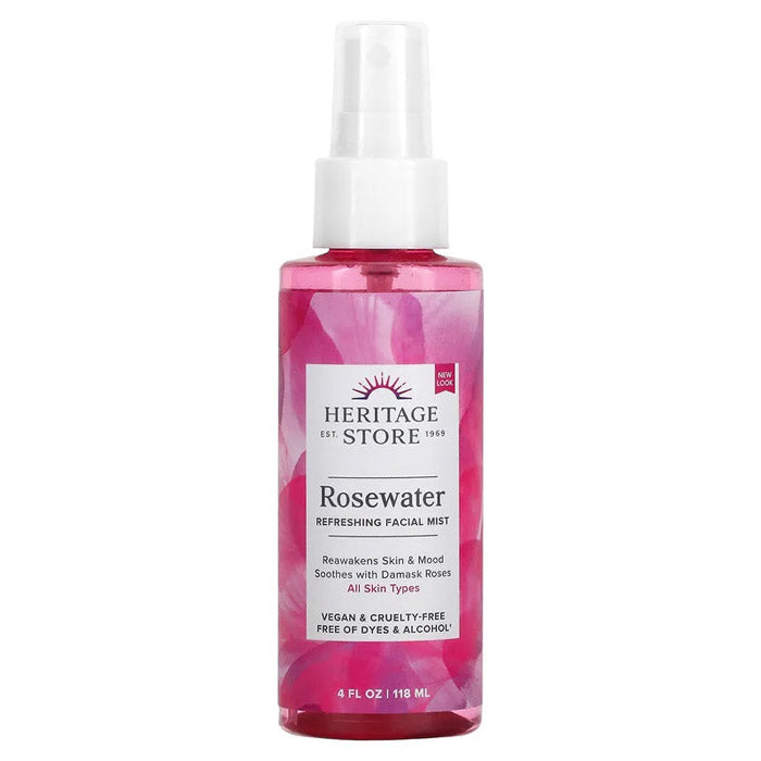 Heritage Store - Rosewater Refreshing Facial Mist ,118ml