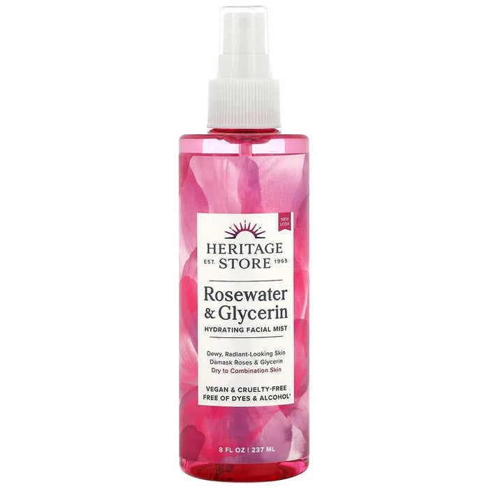 Heritage Store - Rosewater & Glycerine Hydrating Facial Mist  ,236ml