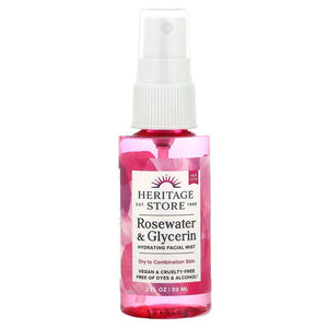 Heritage Store - Rosewater & Glycerine Hydrating Facial Mist | Multiple Sizes