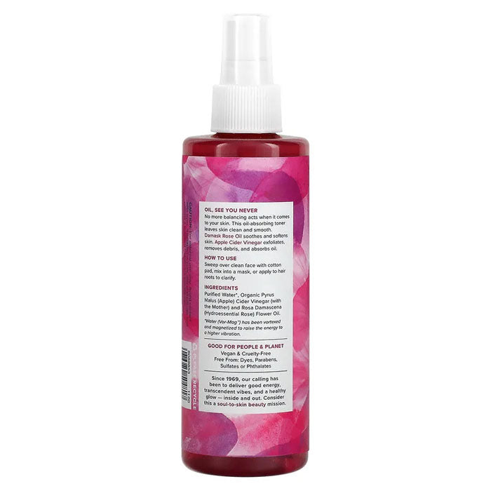 Heritage Store - Rosewater & Vinegar Exfoliating Toner, 236ml - back