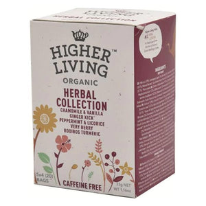 Higher Living Organic - Herbal Collection, 20 Bags | Pack of 4