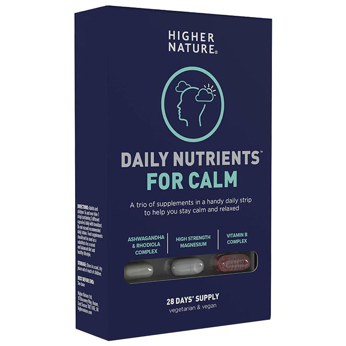 Higher Nature - Daily Nutrients For Calm, 28 Days Supply