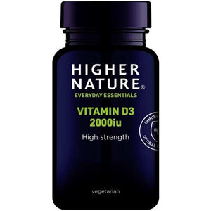 Higher Nature - Vitamin D3 2000iu, 120 Capsules