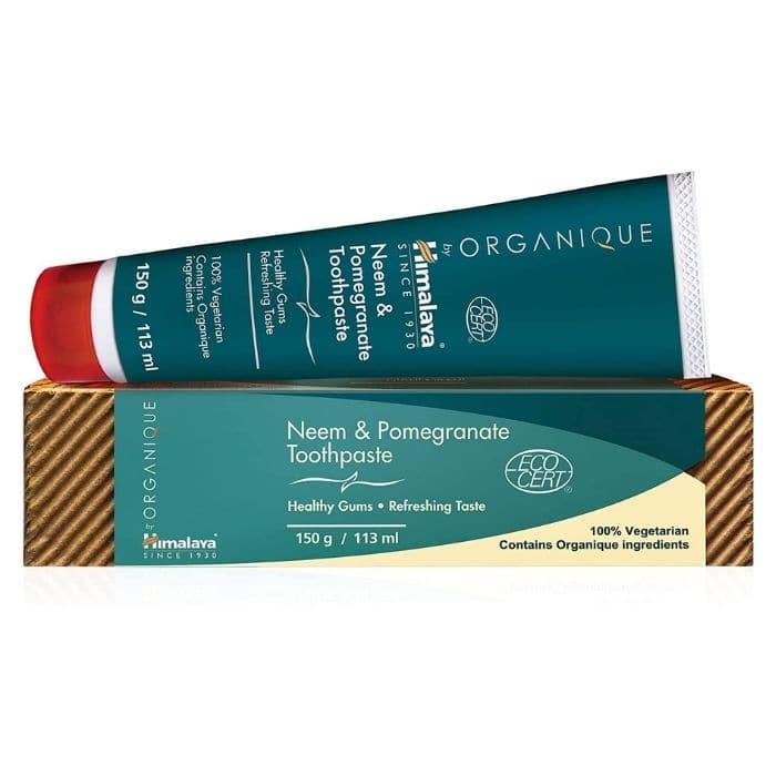Himalaya - Organic Neem & Pomegranate Toothpaste, 113ml - front