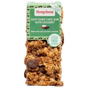 Honeybuns - Oaty Dark Choc Bar with Coconut, 56g | Pack of 16