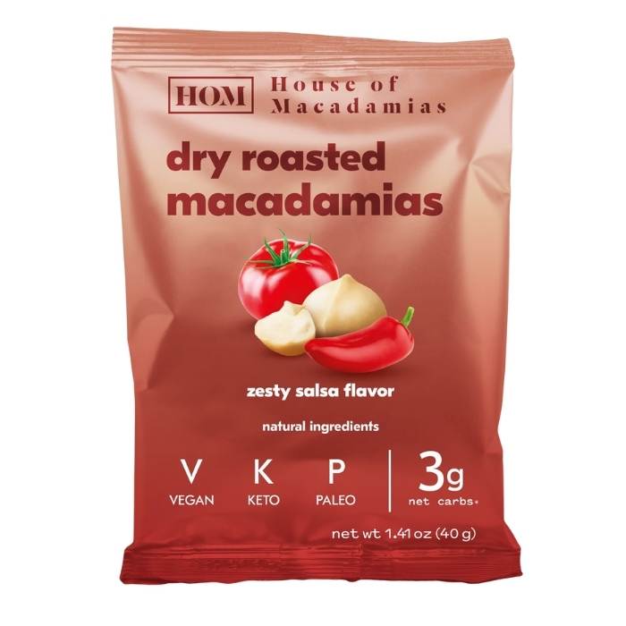 House Of Macadamias - Macadamia Seasoned Nuts Zesty Salsa, 40g - front