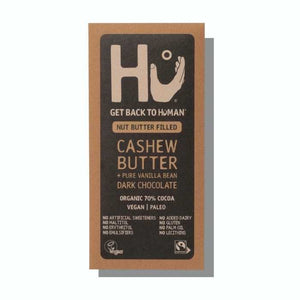 Hu - Organic Cashew Butter Dark Chocolate Bar 70%, 60g  | Multiple Options