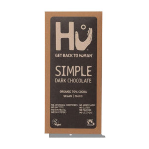 Hu - Organic Dark Chocolate Bar 70%, 60g | Multiple Options
