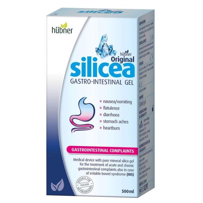 Hübner - Silicea Gastro-Intestinal Gel Bottle (500ml) - front