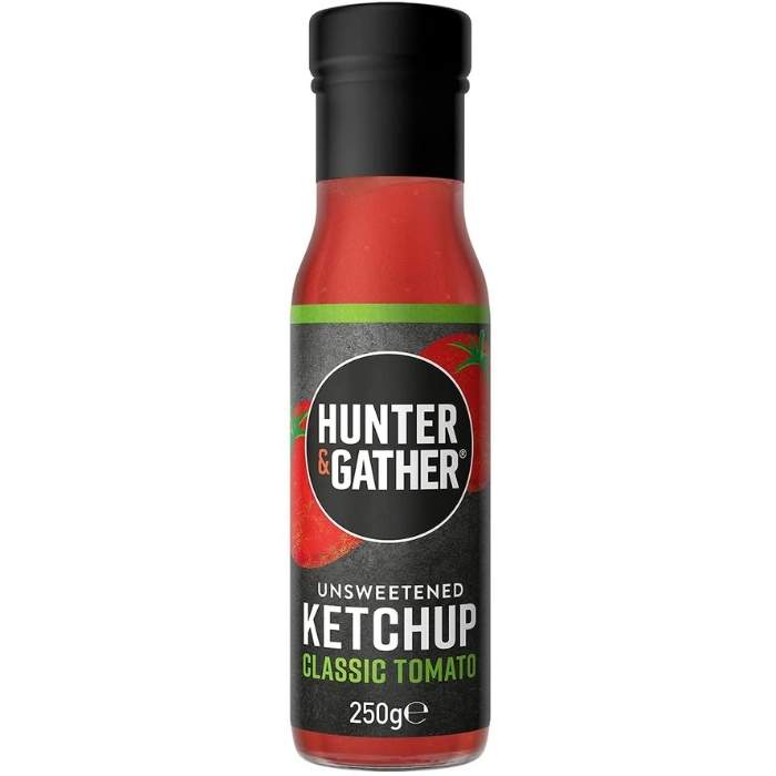 Hunter & Gather - Unsweetened Tomato Ketchup, 250g - front