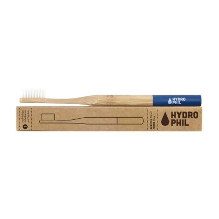 Hydrophil - Sustainable Bamboo Toothbrush - Soft Bristles - Dark Blue