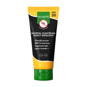 Incognito - Mineral Suncream Insect Repellent SPF30 | Multiple Sizes