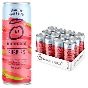 Innocent - Bubbles Sparkling Drink, 330ml | Multiple Flavours | Pack of 12