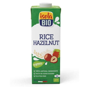 Isola Bio - Organic Rice & Hazelnut Drink, 1L