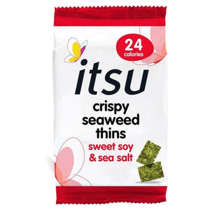 Itsu - Sweet Soy & Sea Salt Crispy Seaweed Thins, 5g | Multiple Options