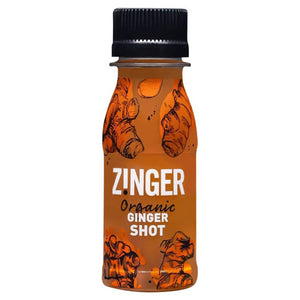 James White Drinks - Organic Ginger Zinger Shot, 70ml | Pack of 15